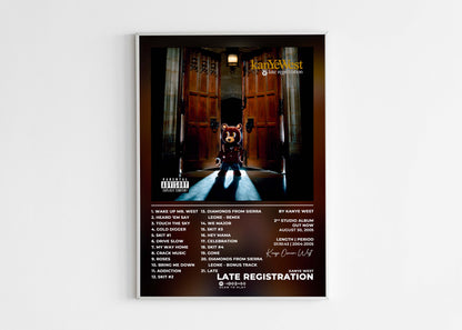 Late Registration Kanye West Poster