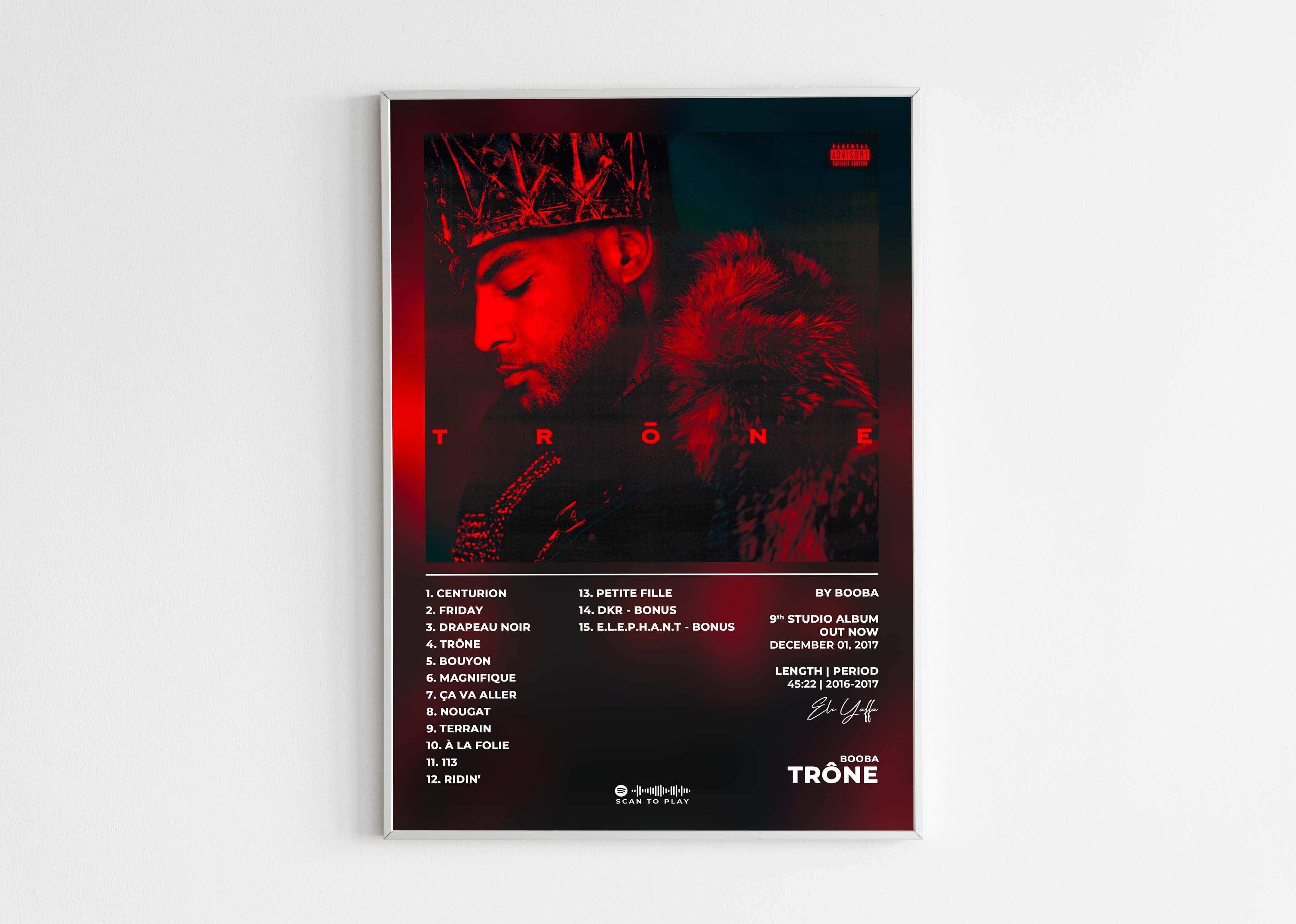 Trône Booba Poster - Backyard