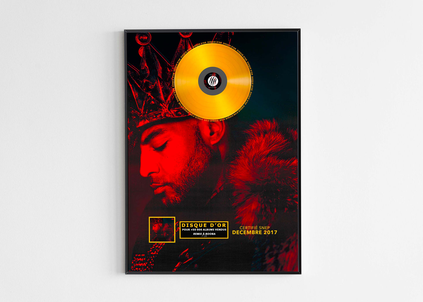 Disque D'or Trône Booba