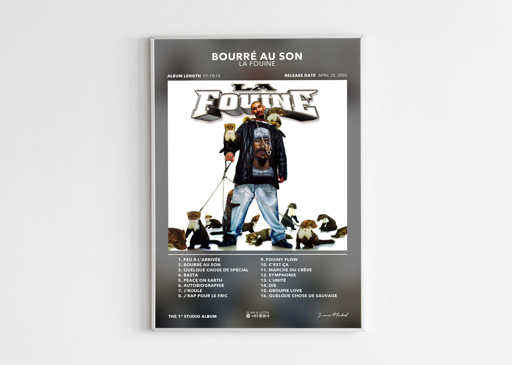 Poster Bourré Au Son La Fouine