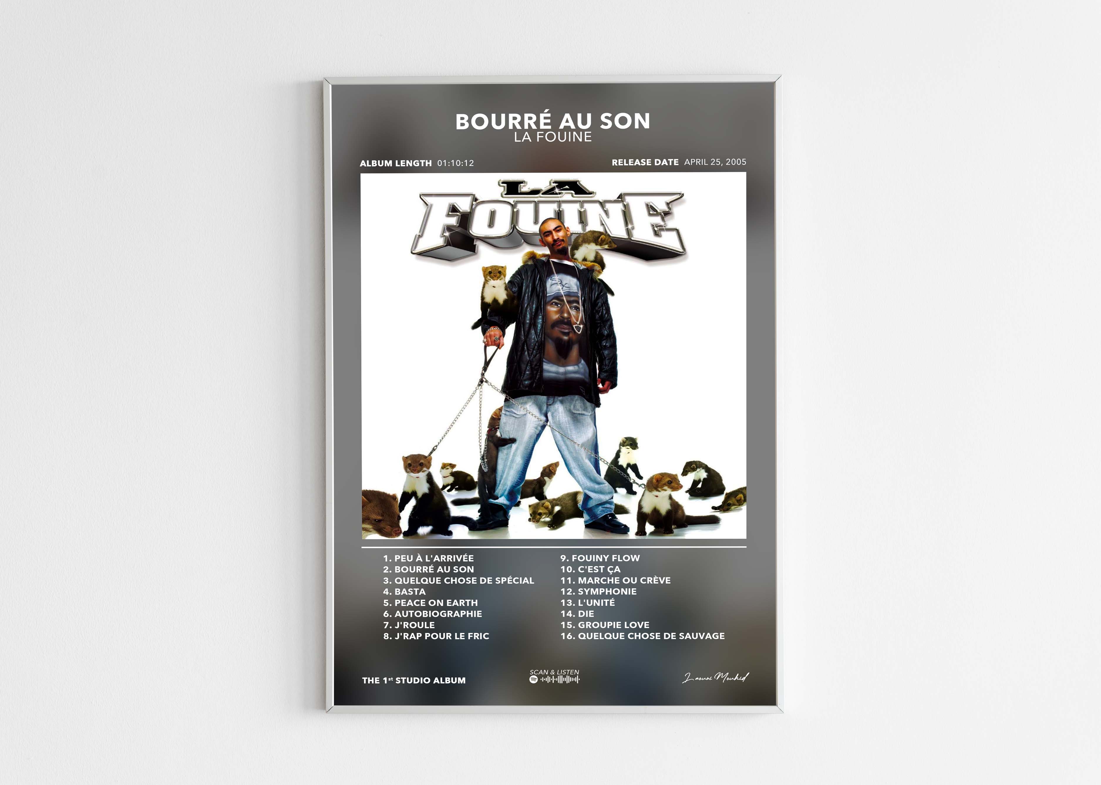 Poster Bourré Au Son La Fouine