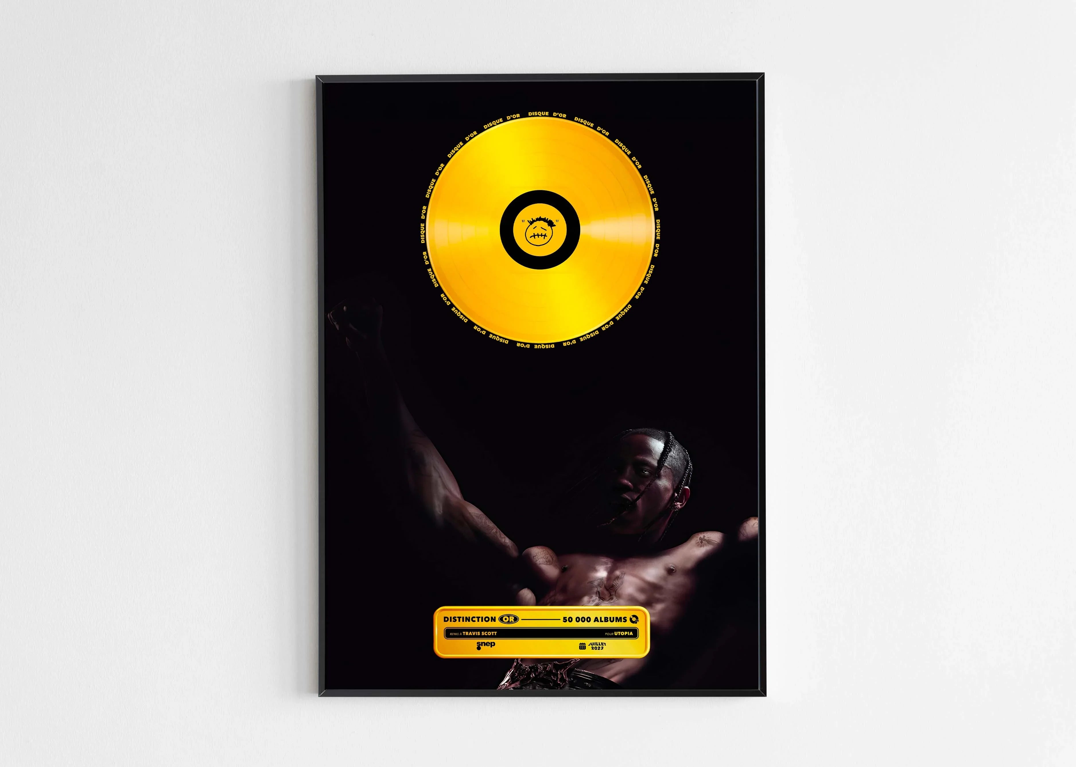 Disque D'Or Utopia Travis Scott - Backyard