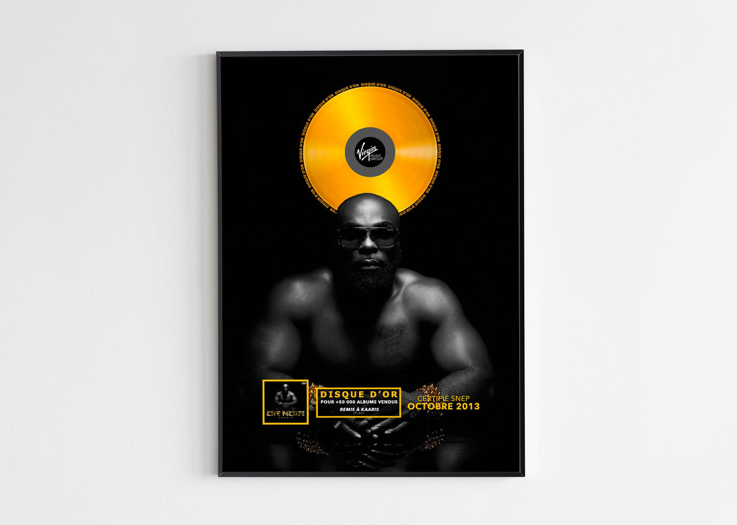 Disque D'Or Or Noir Kaaris