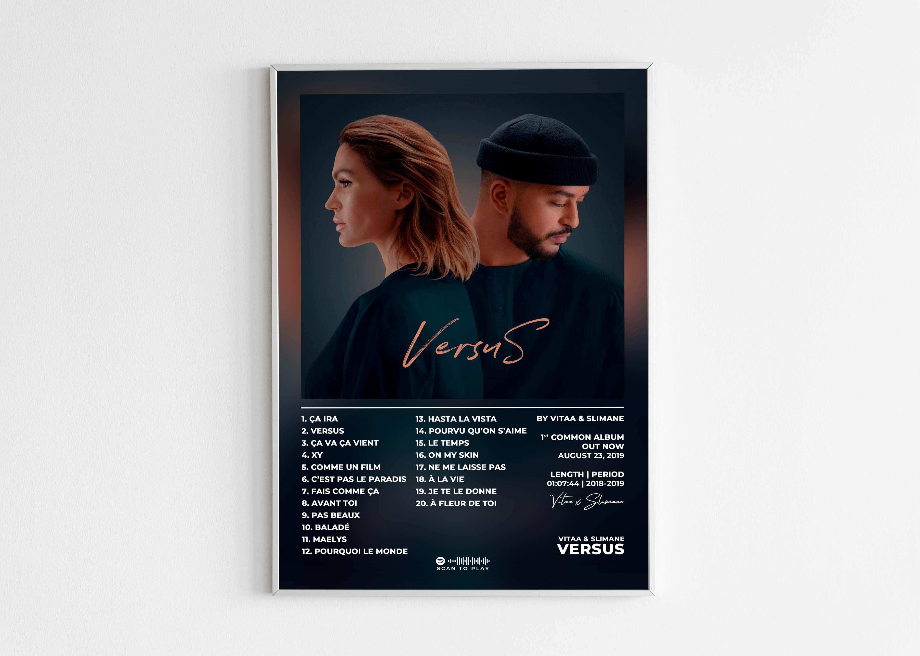 Versus Vitaa & Slimane Poster - Backyard