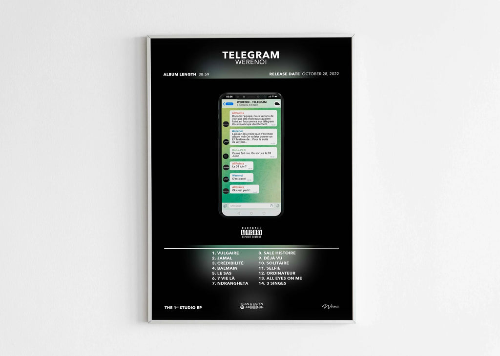 Poster Telegram Werenoi - Backyard