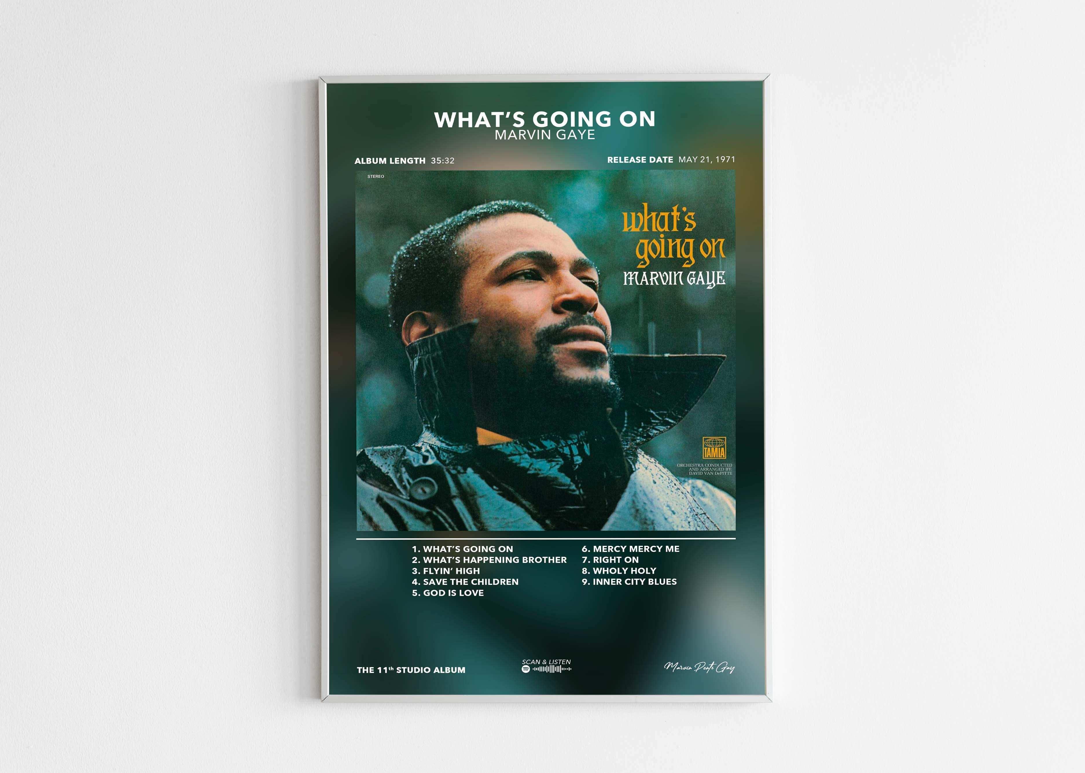 Poster What's Going On Marvin Gaye - Backyard