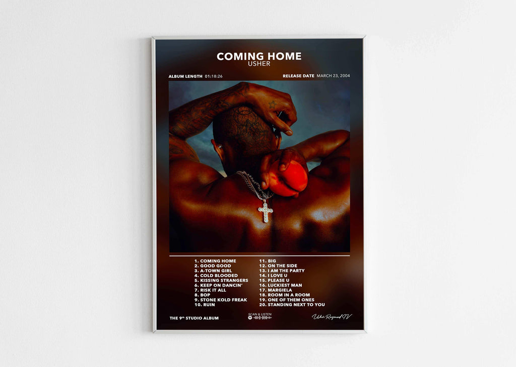 Poster Coming Home Usher - Backyard