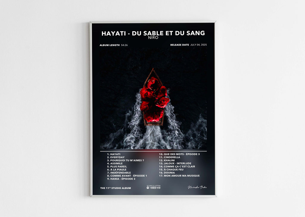 Poster Hayati Du Sable Et Du Sang Niro