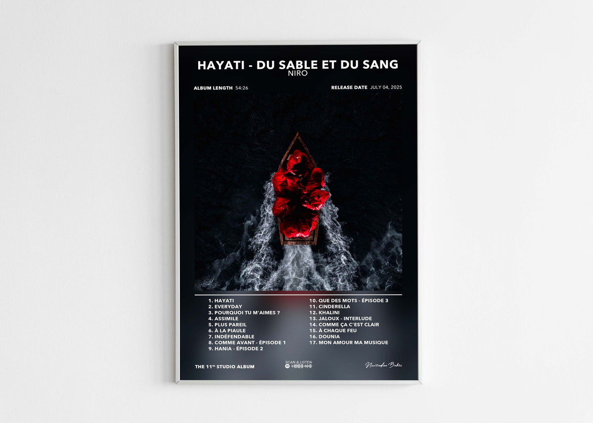 Poster Hayati Du Sable Et Du Sang Niro