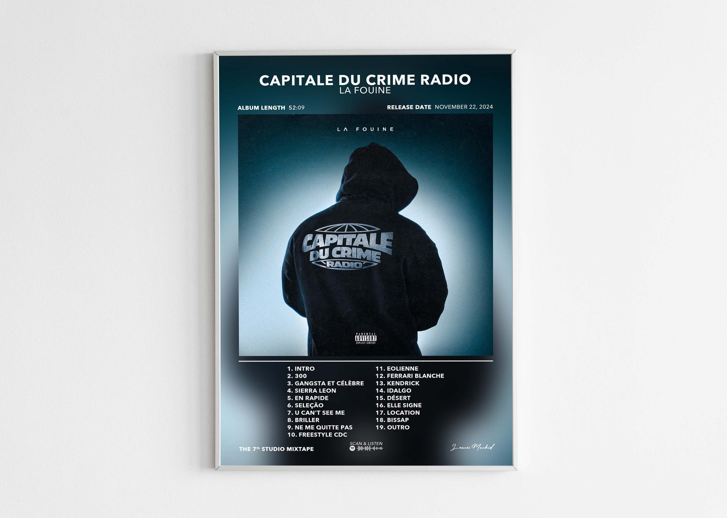 Poster Capitale Du Crime Radio La Fouine