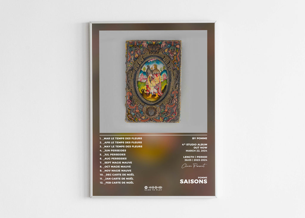 Poster Saisons Pomme