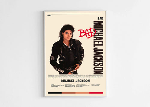 Poster BAD Michael Jackson - Backyard