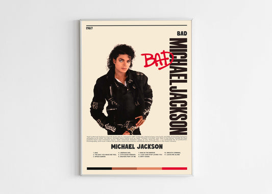 Poster BAD Michael Jackson