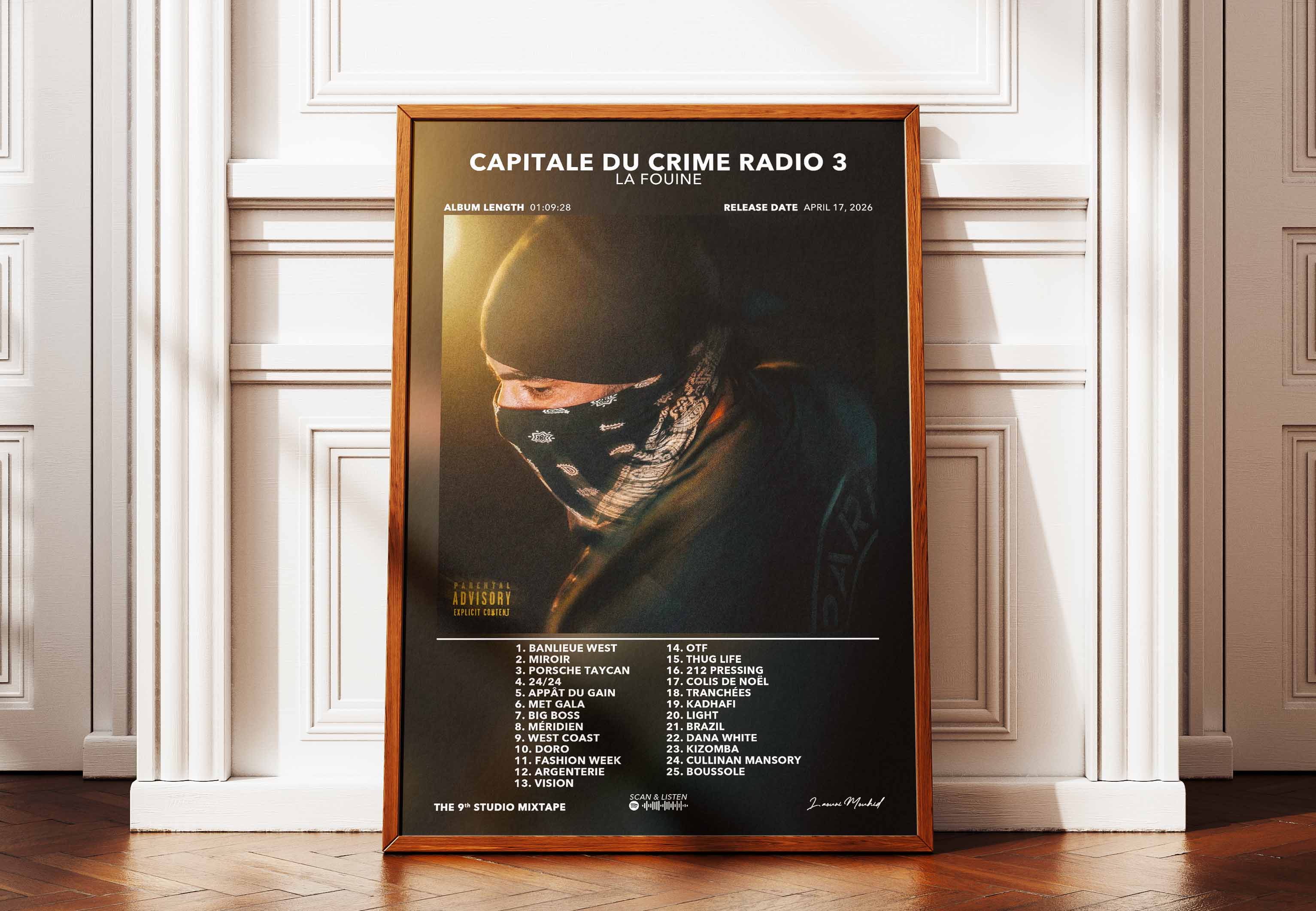 Poster Capitale Du Crime Radio 3 La Fouine