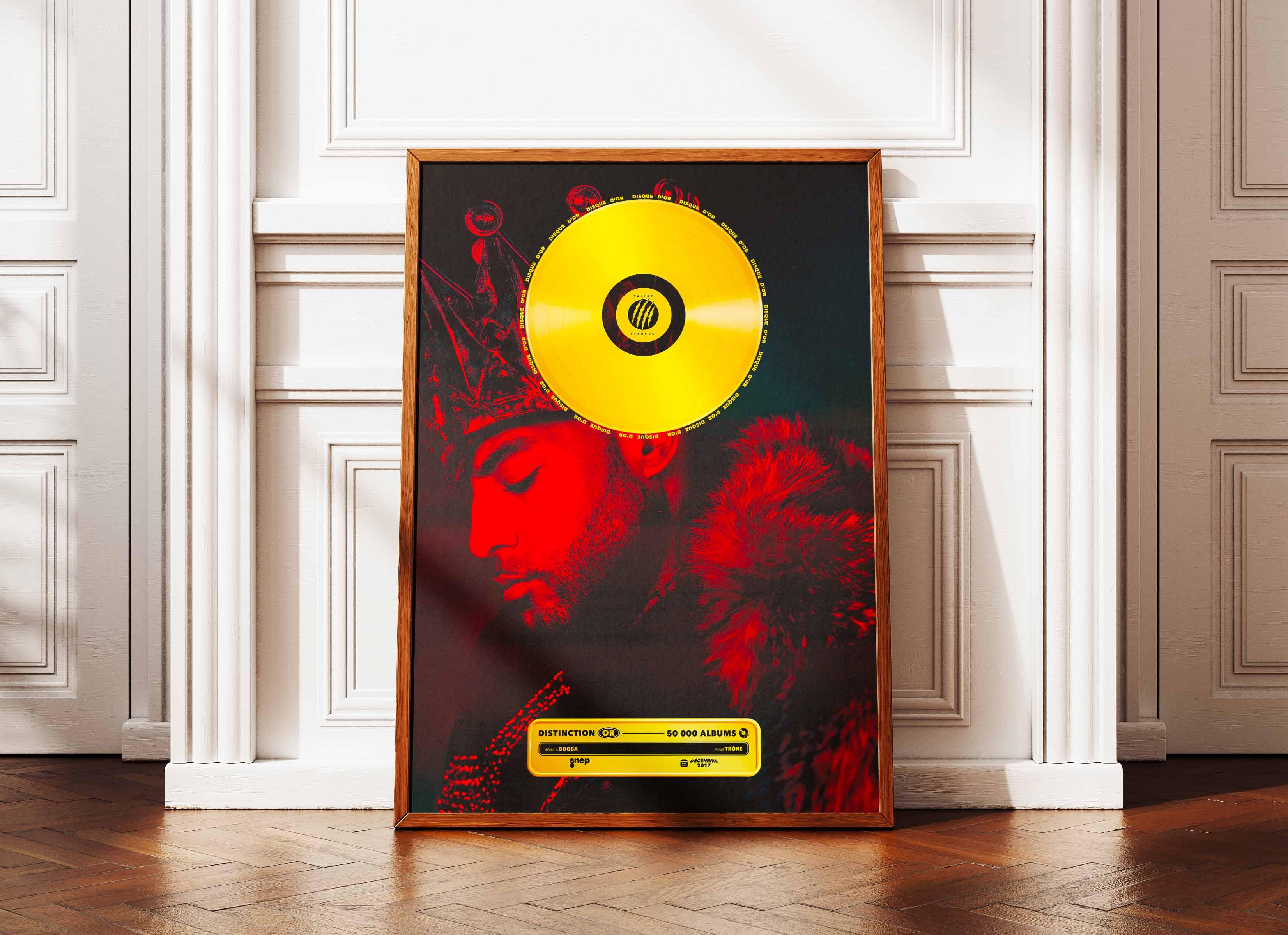 Disque D'or Trône Booba - Backyard