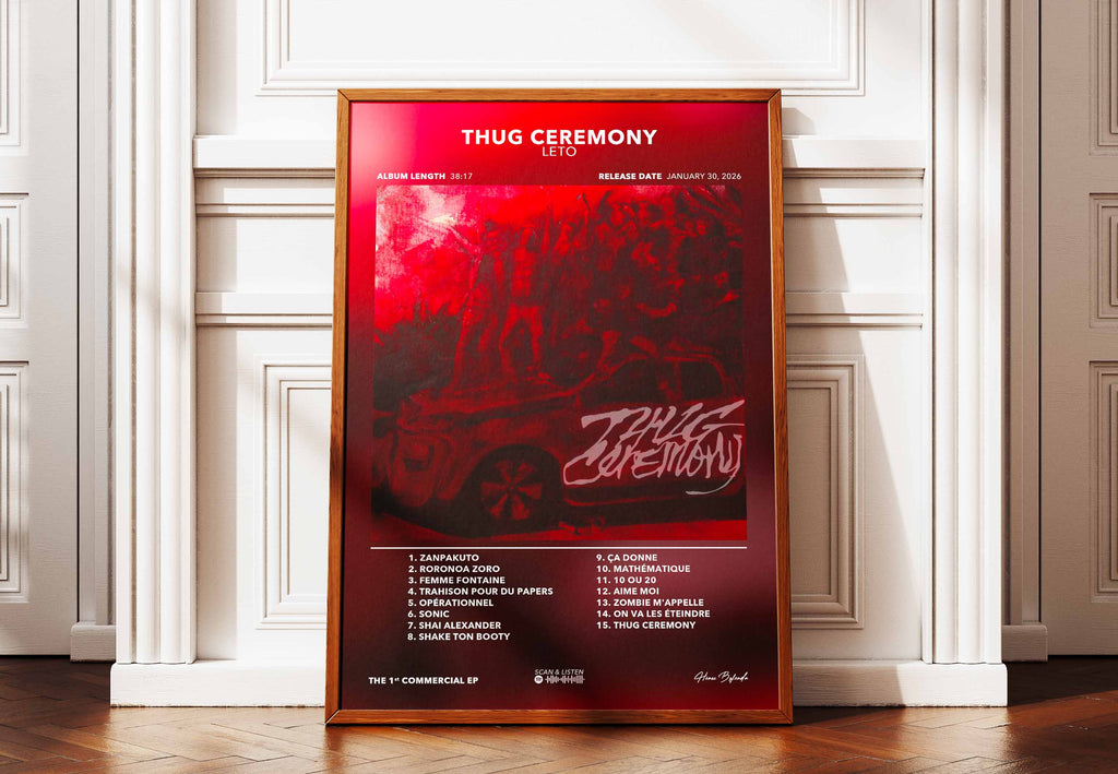 Poster Thug Ceremony Leto