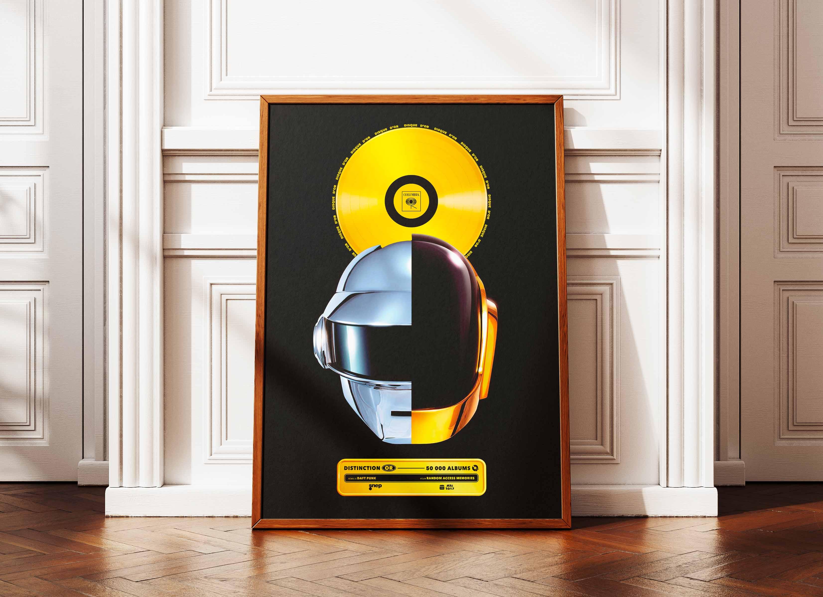 Disque D'or Random Access Memories Daft Punk - Backyard