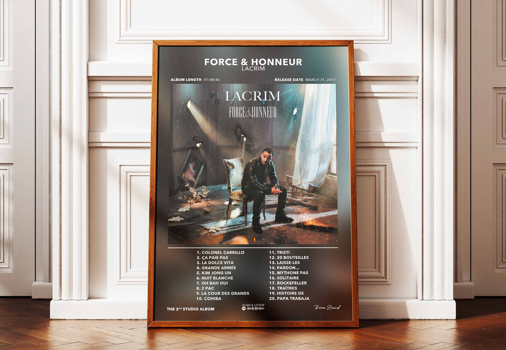 Poster Force & Honneur Lacrim