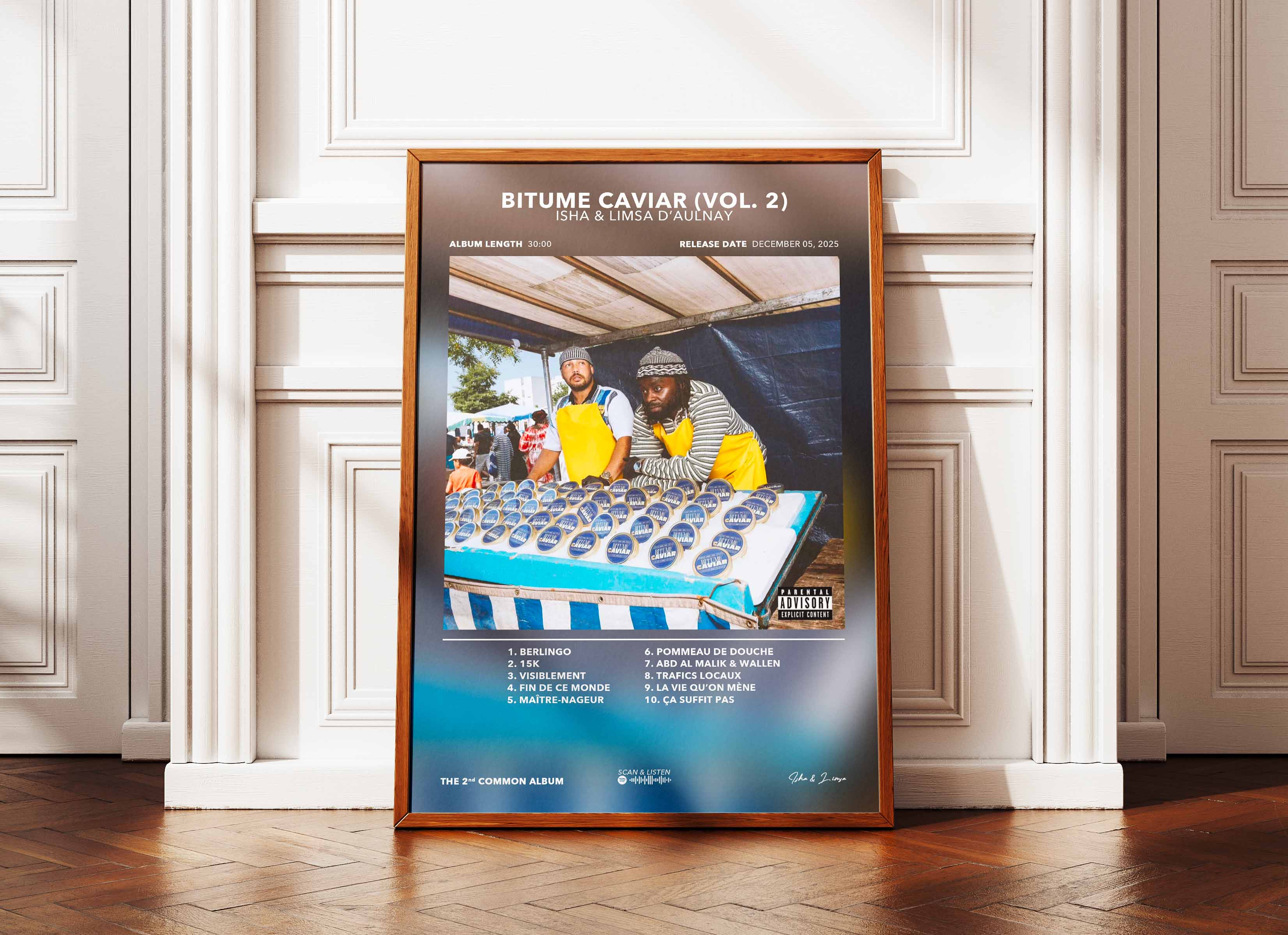 Poster Bitume Caviar 2 Isha & Limsa D'Aulnay