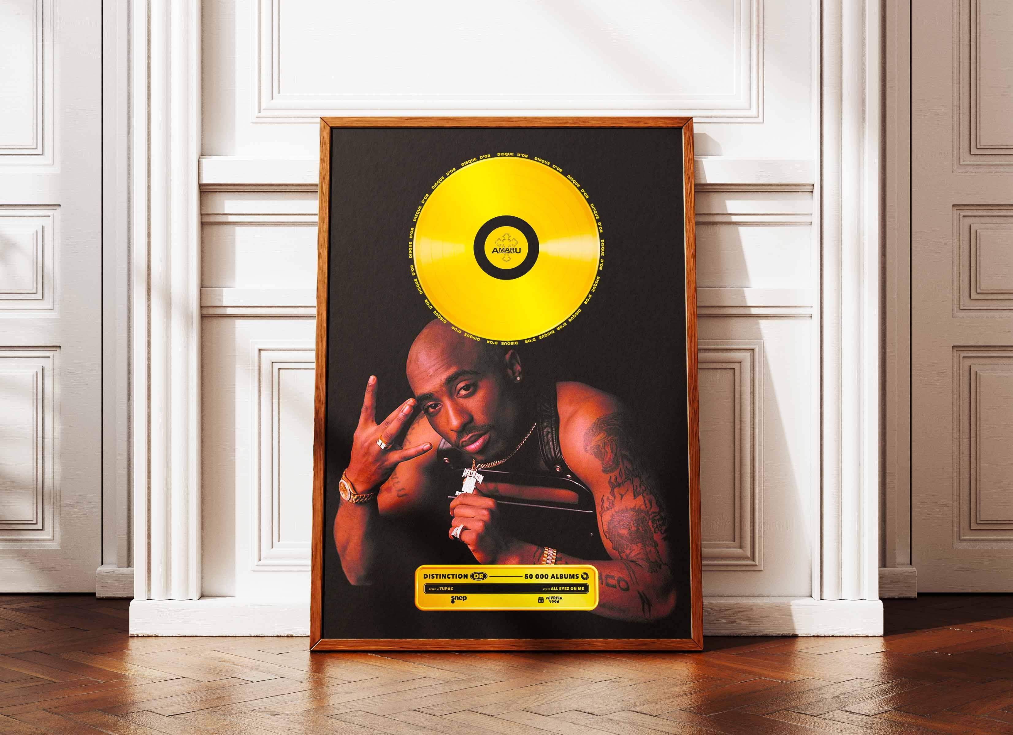 Disque D'or All Eyez On Me Tupac - Backyard