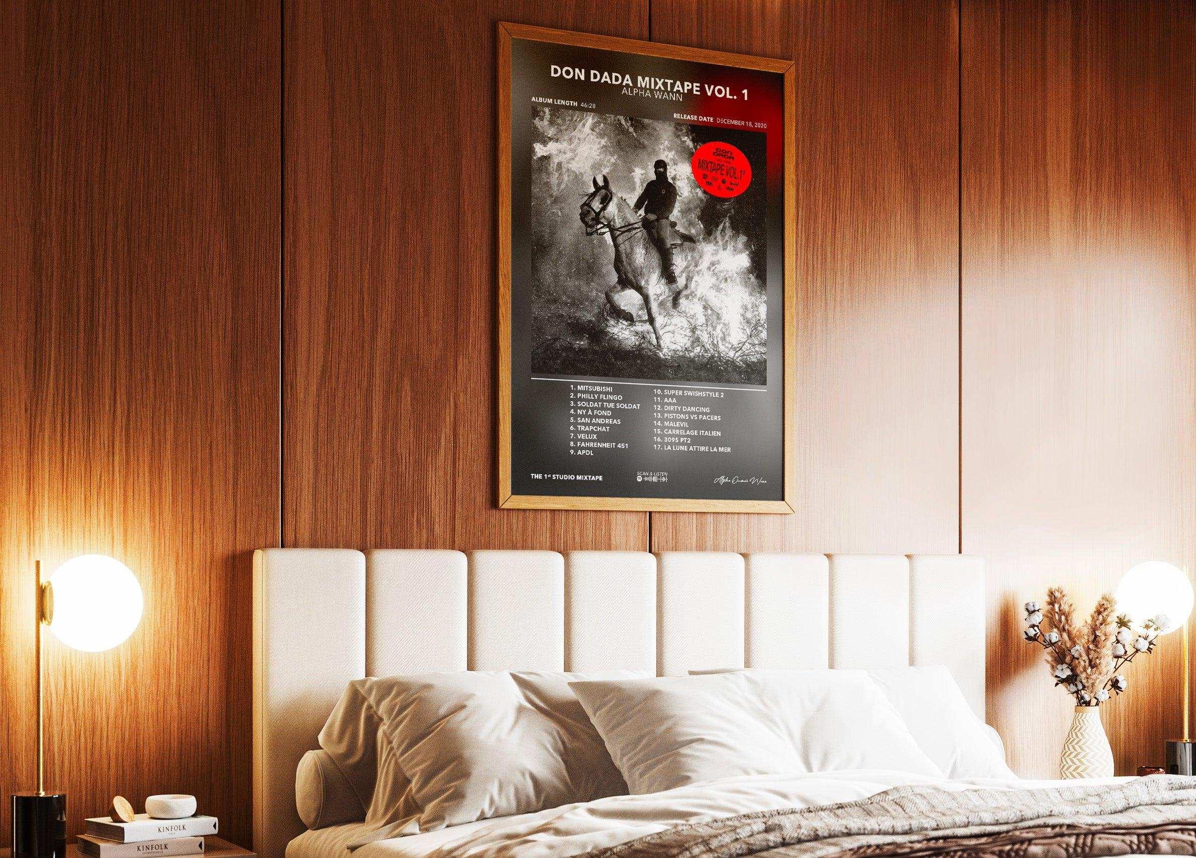 Poster Don Dada Mixtape Alpha Wann - Backyard