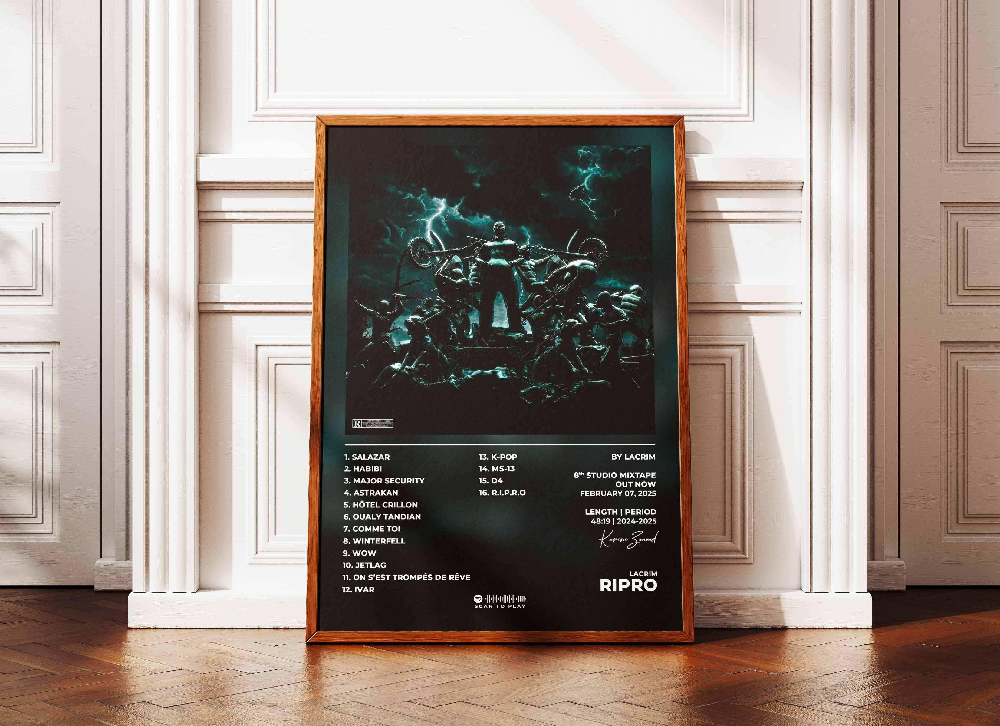 RIPRO Lacrim Poster - Backyard