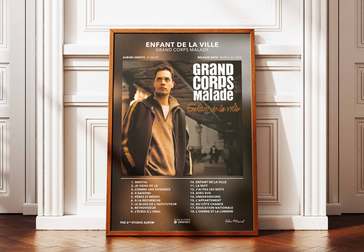 Poster Enfant De La Ville Grand Corps Malade