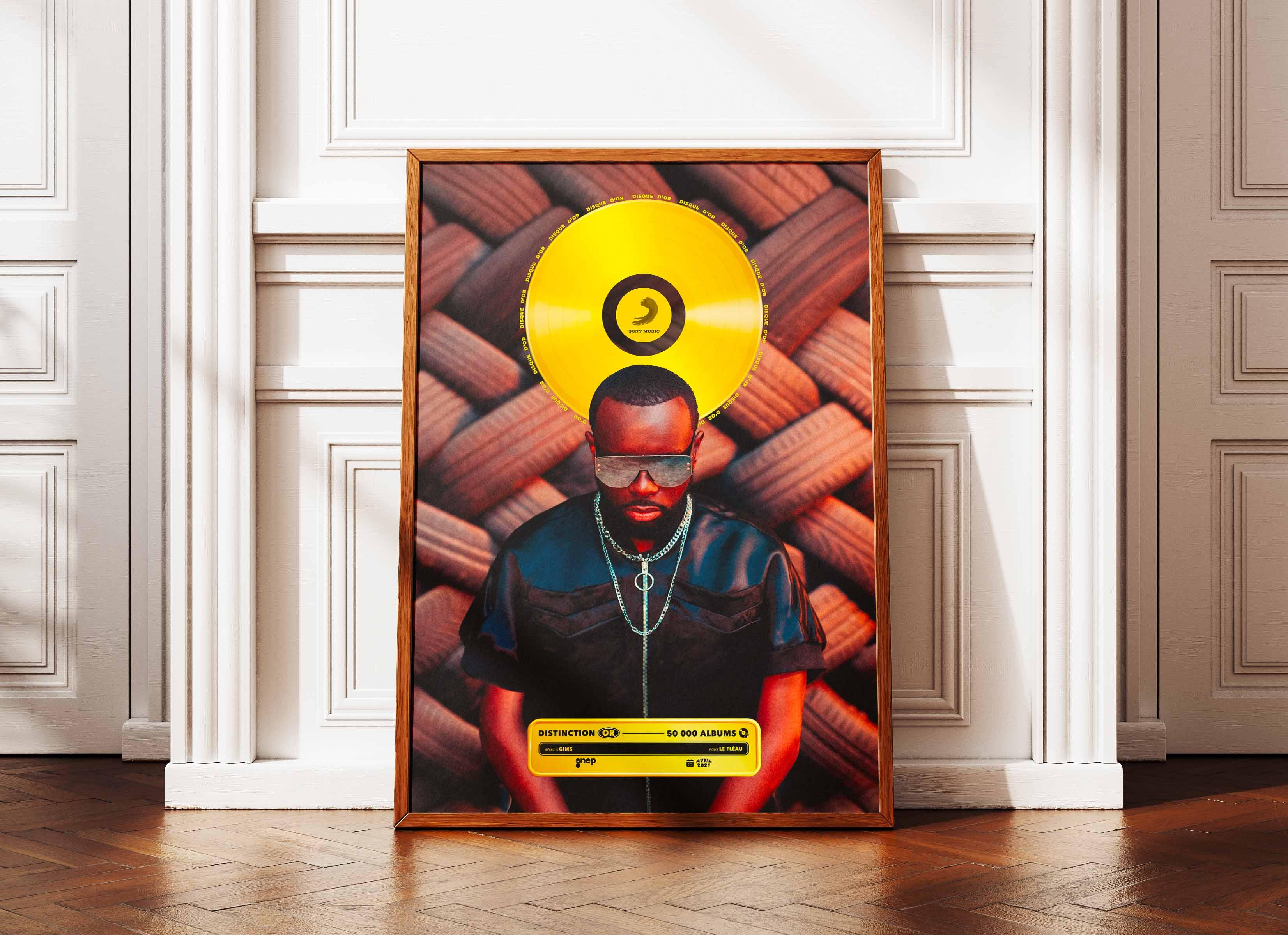 Disque D'or Le Fléau Gims - Backyard