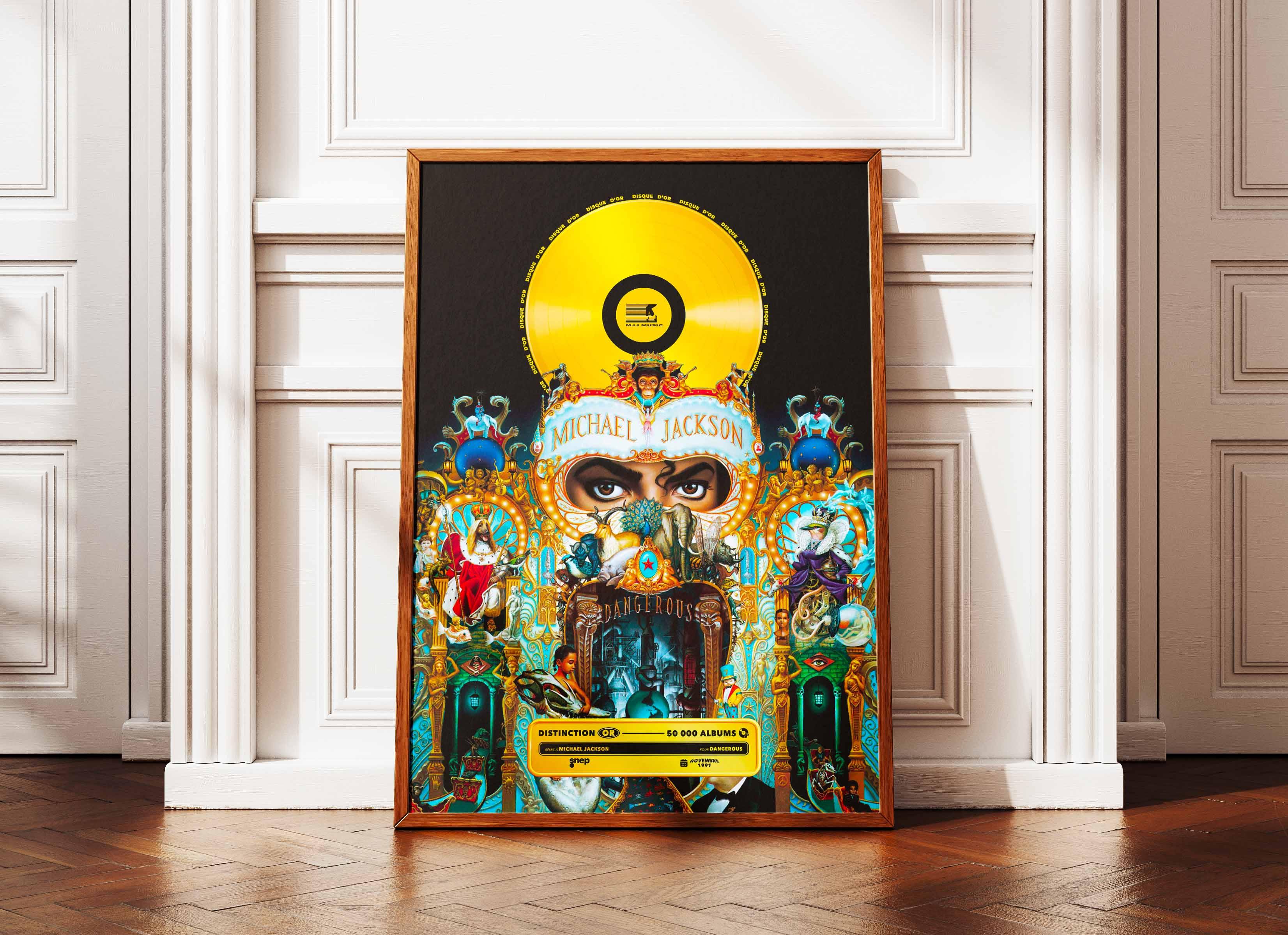 Disque D'or Dangerous Michael Jackson - Backyard