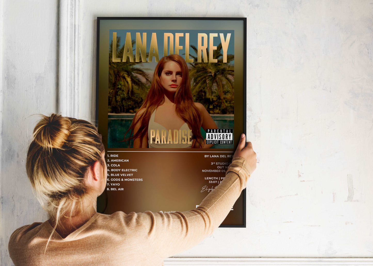 Paradise Lana Del Rey Poster