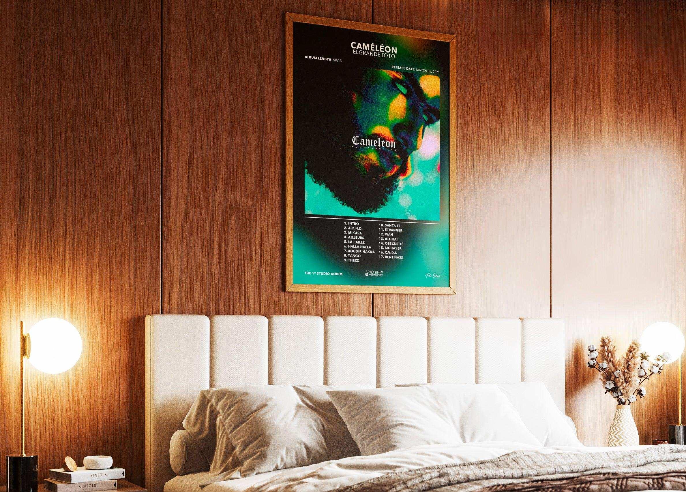 Poster Caméléon ElGrandeToto - Backyard