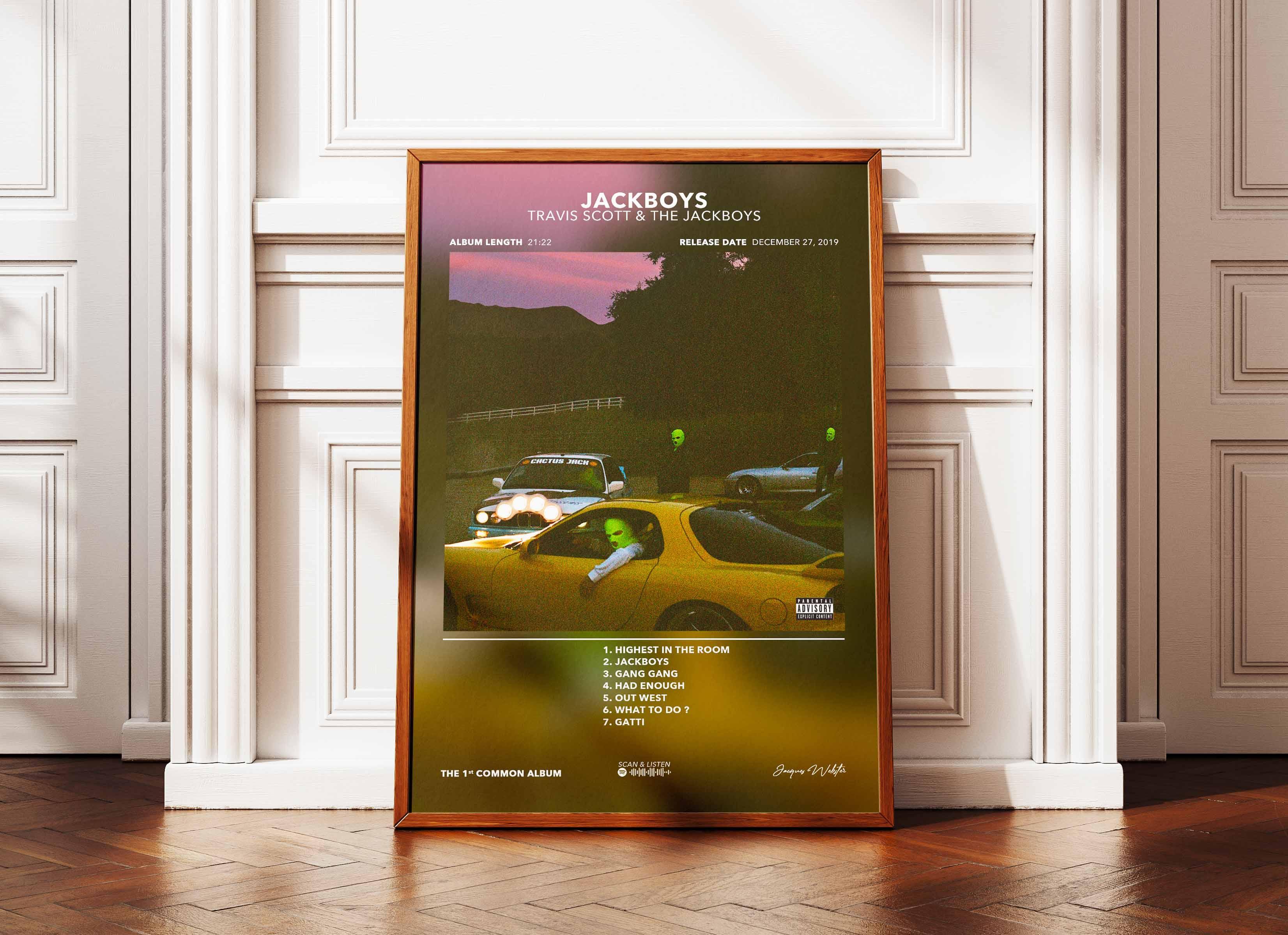 Poster Jackboys Travis Scott - Backyard