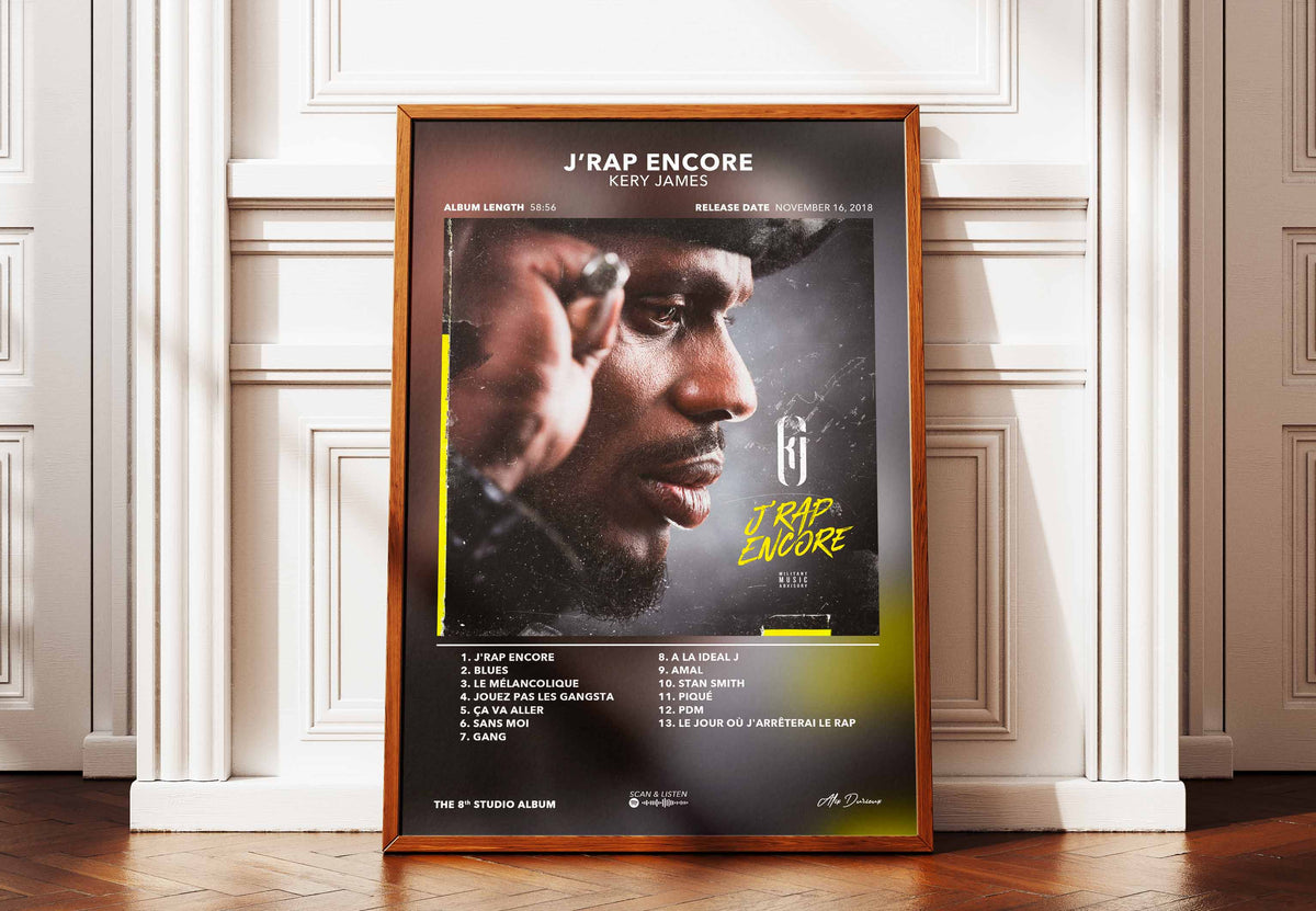 Poster J'Rap Encore Kery James