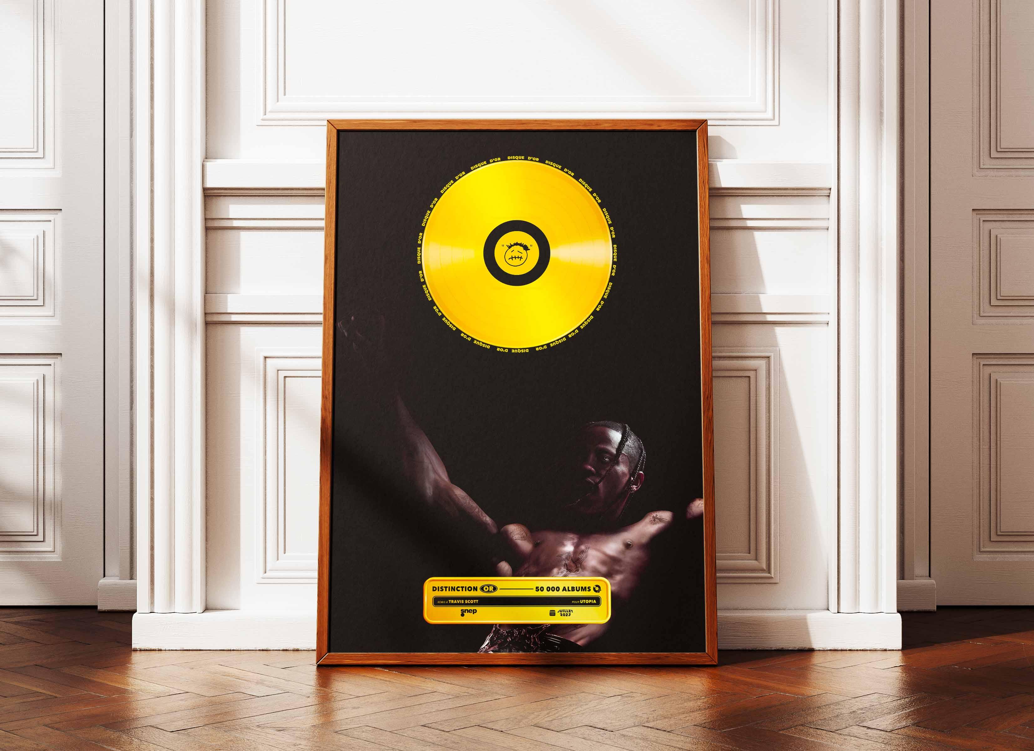 Disque D'Or Utopia Travis Scott - Backyard