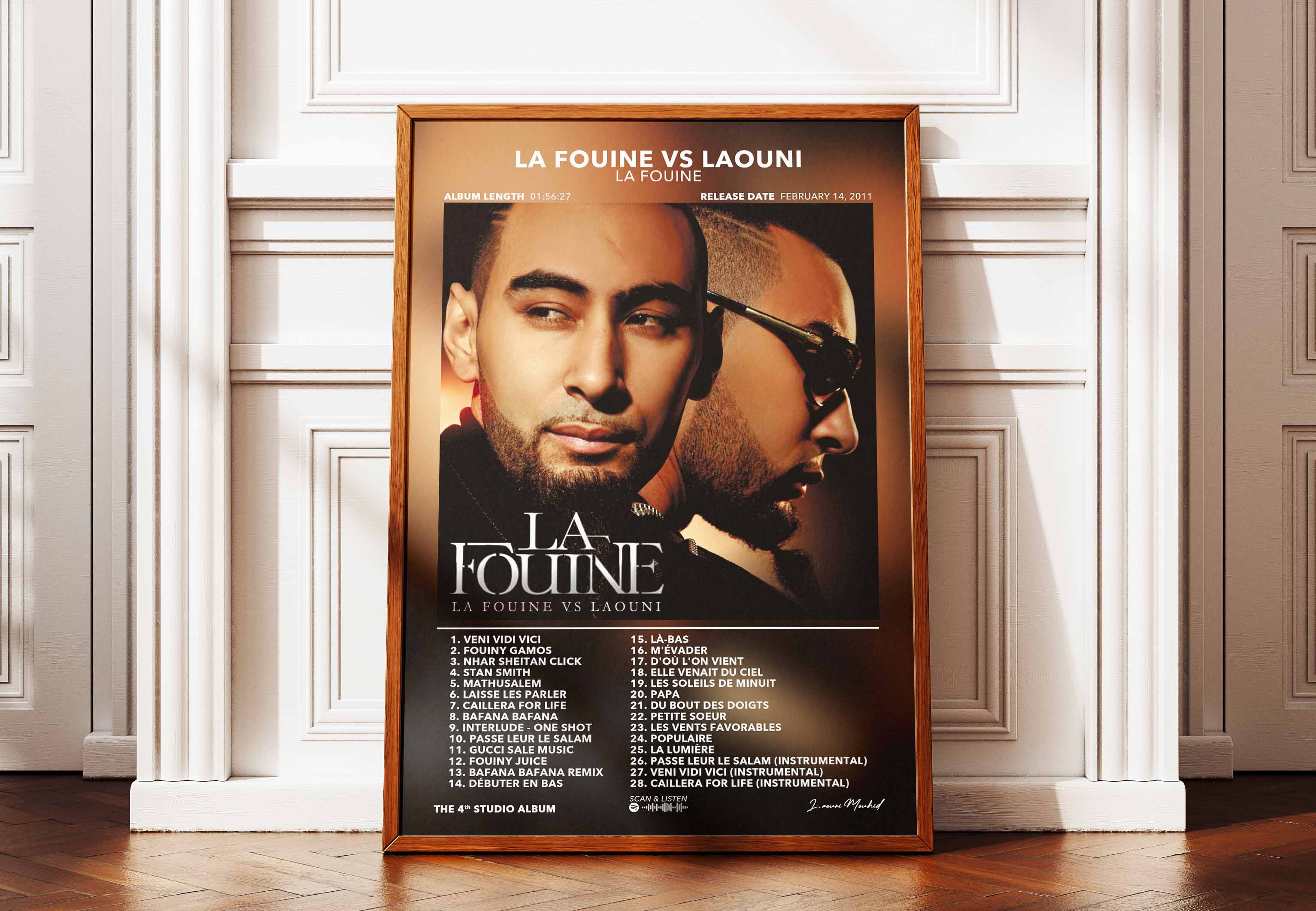 Poster La Fouine vs Laouni La Fouine