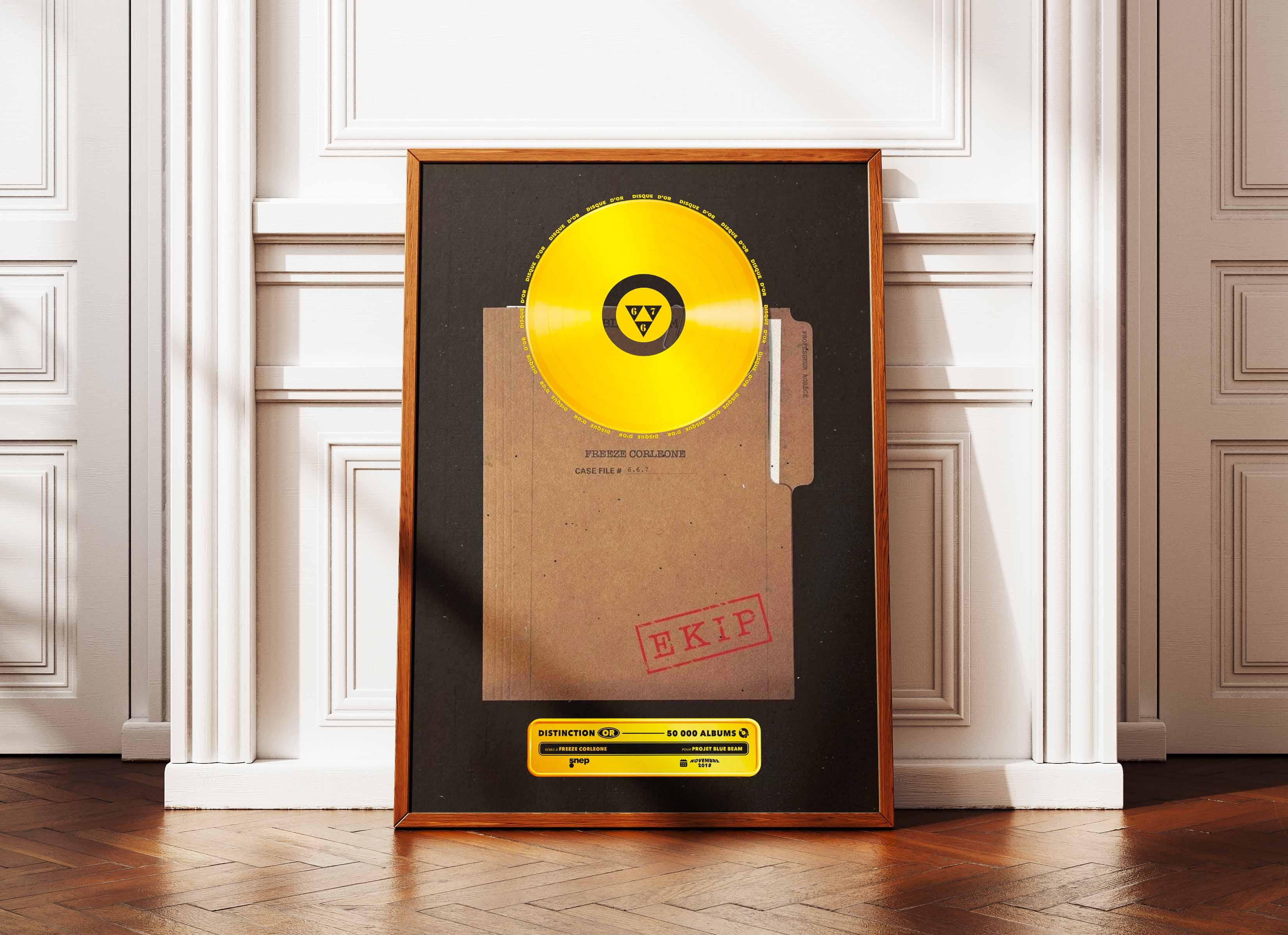 Disque D'Or Projet Blue Beam Freeze Corleone - Backyard