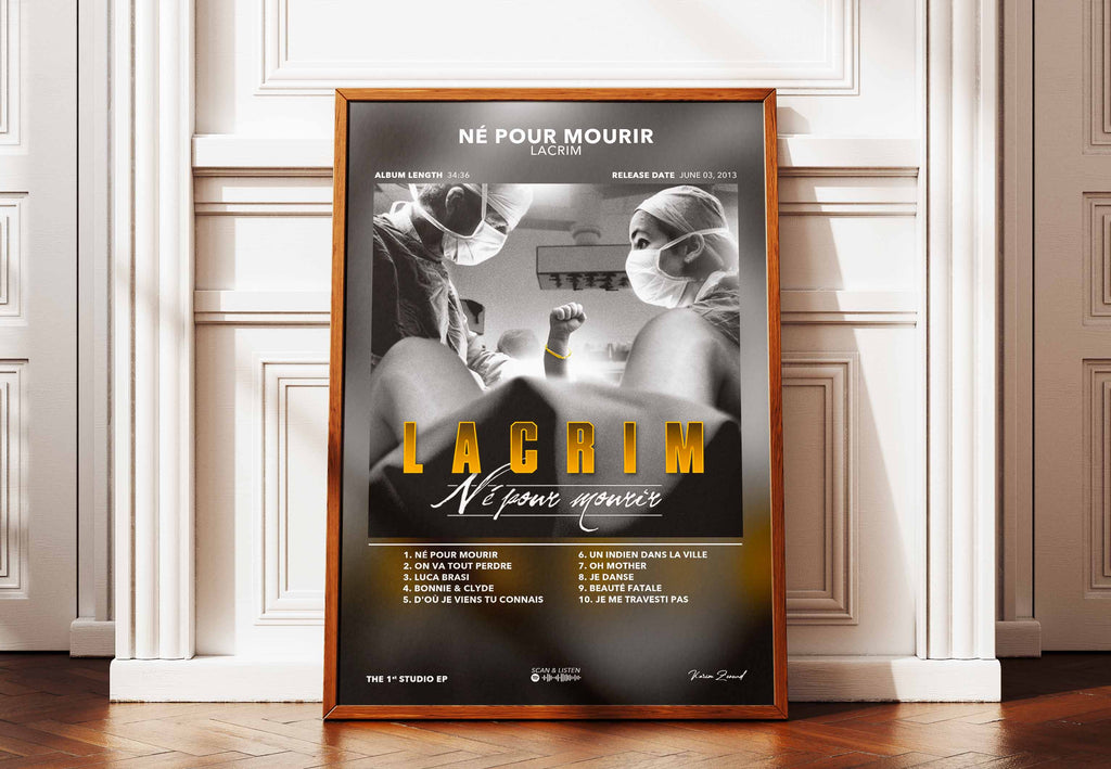 Poster Né Pour Mourir Lacrim