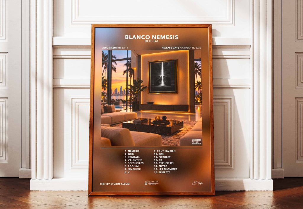 Poster Booba Blanco Nemesis