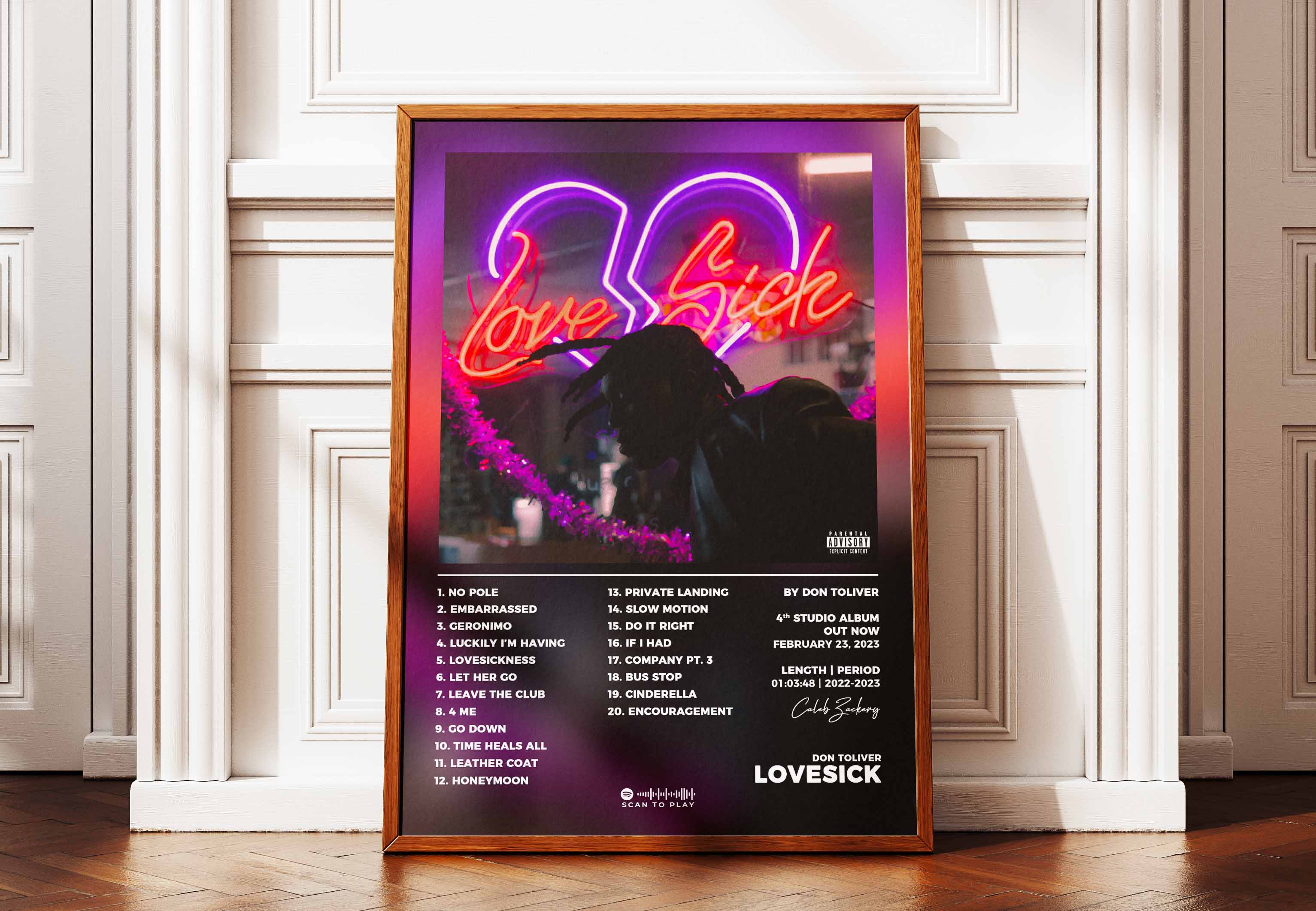 Poster Lovesick Don Toliver