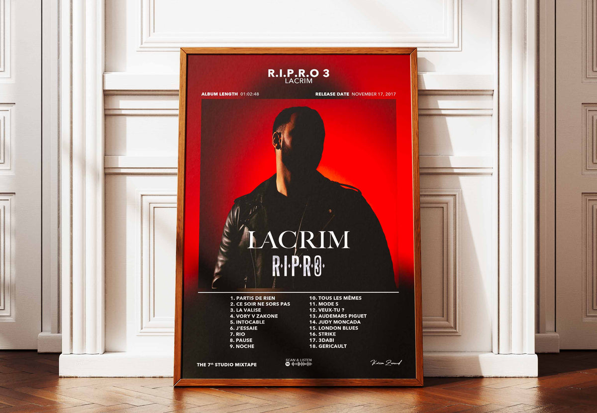 Poster RIPRO 3 Lacrim