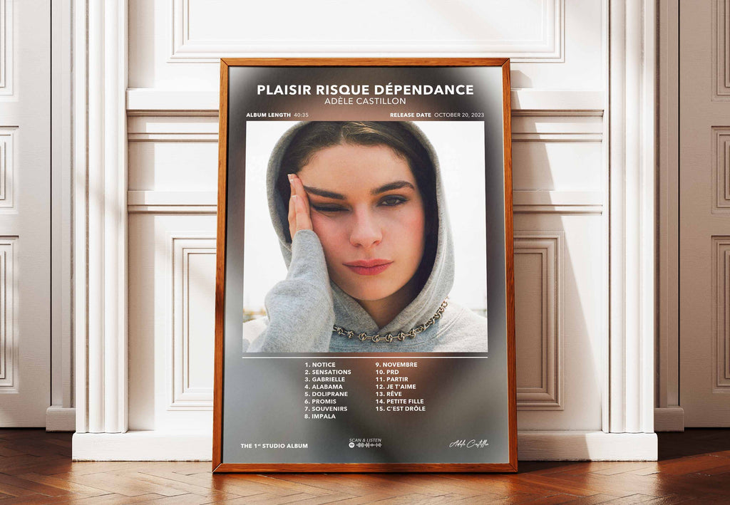 Poster Plaisir Risque Dépendance Adèle Castillon