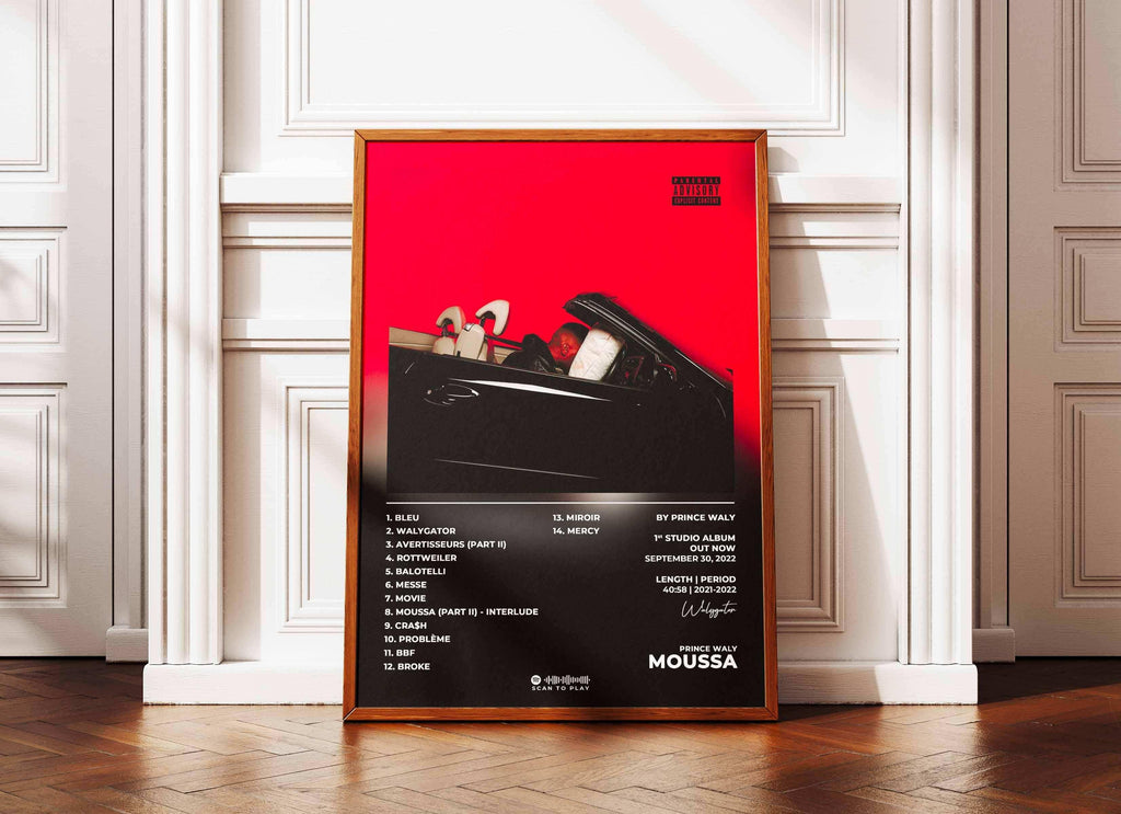 Moussa Prince Waly Poster - Backyard