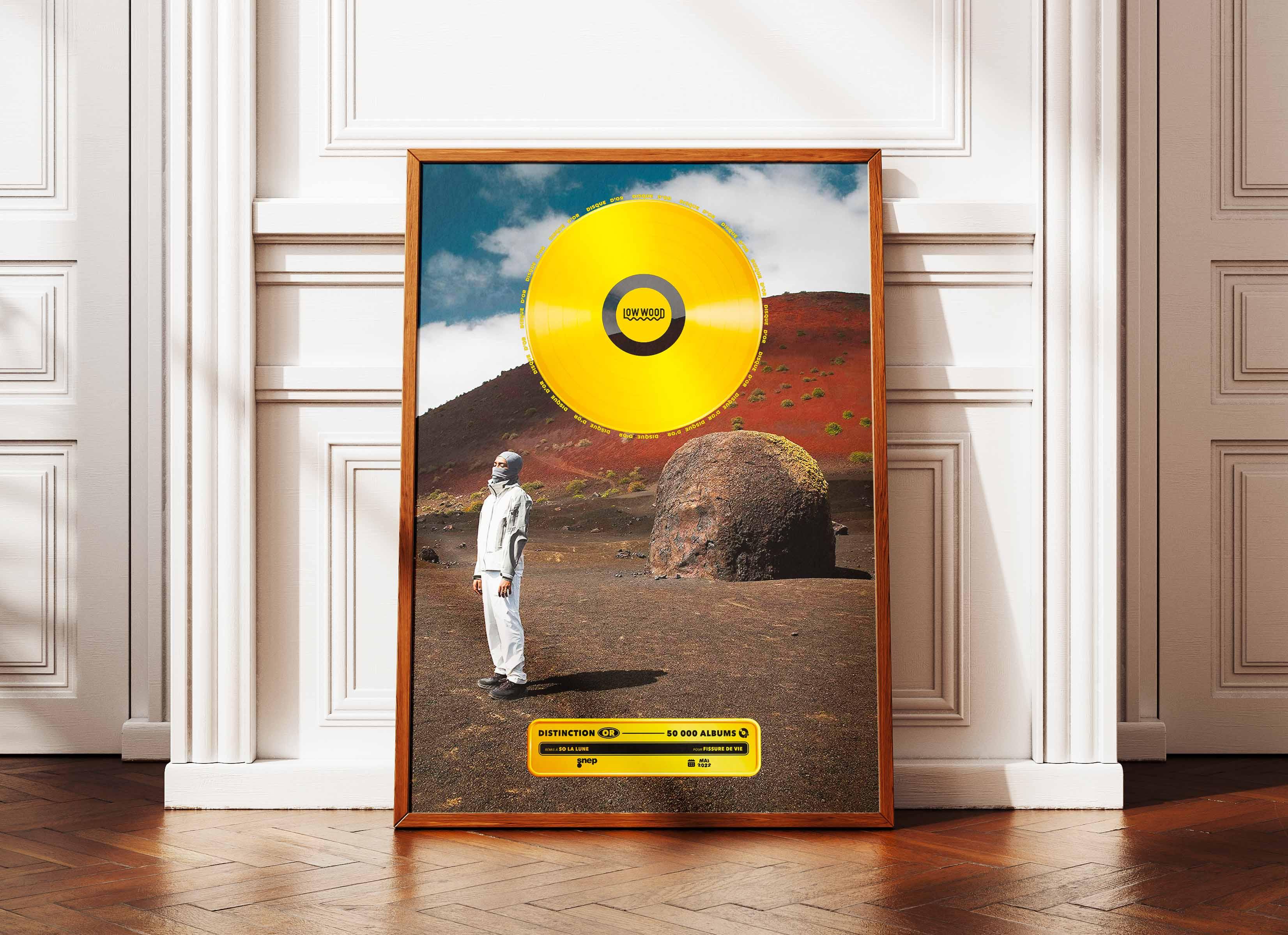 Disque D'or Fissure De Vie So La Lune - Backyard