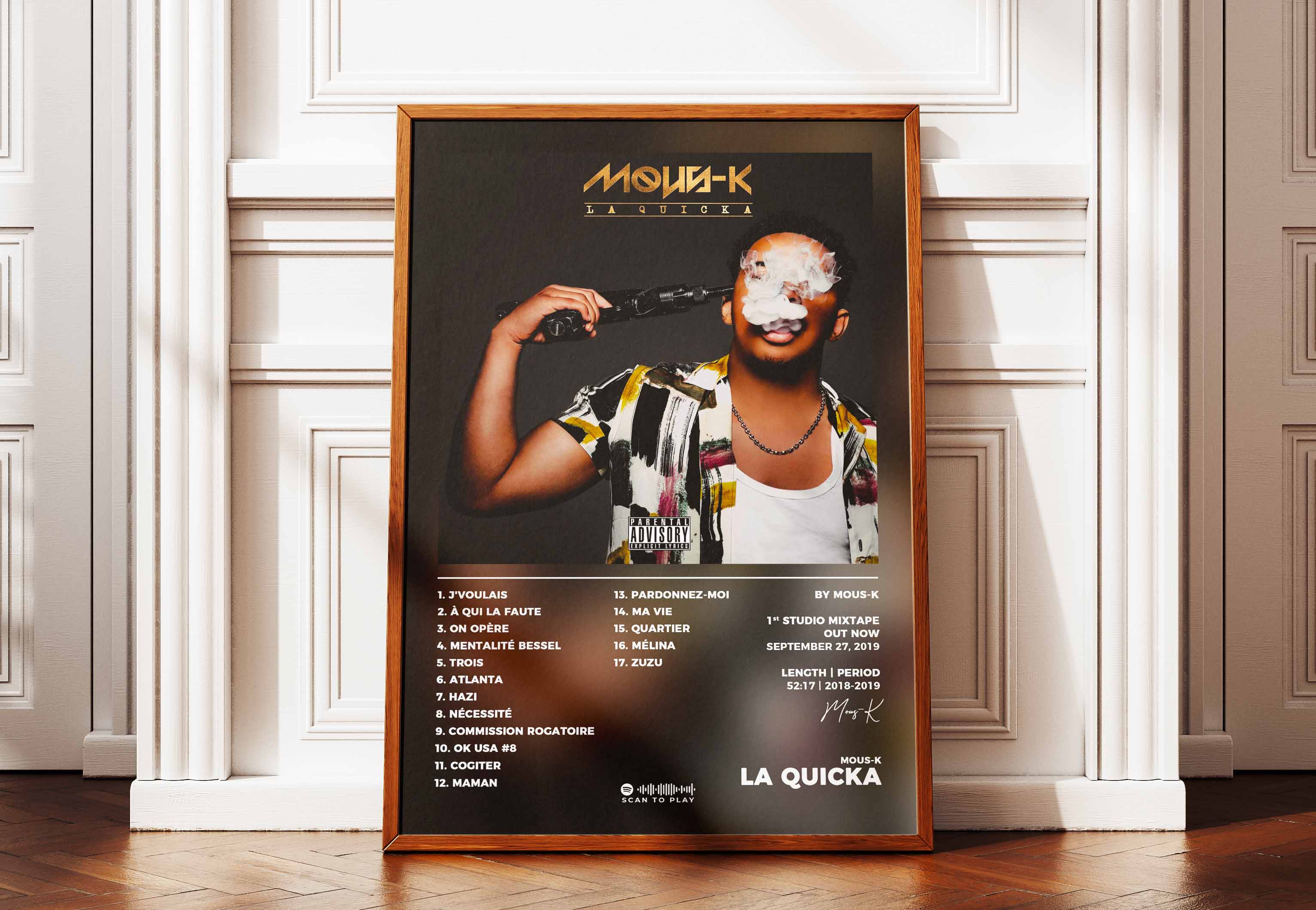 Poster La Quicka Mous-K