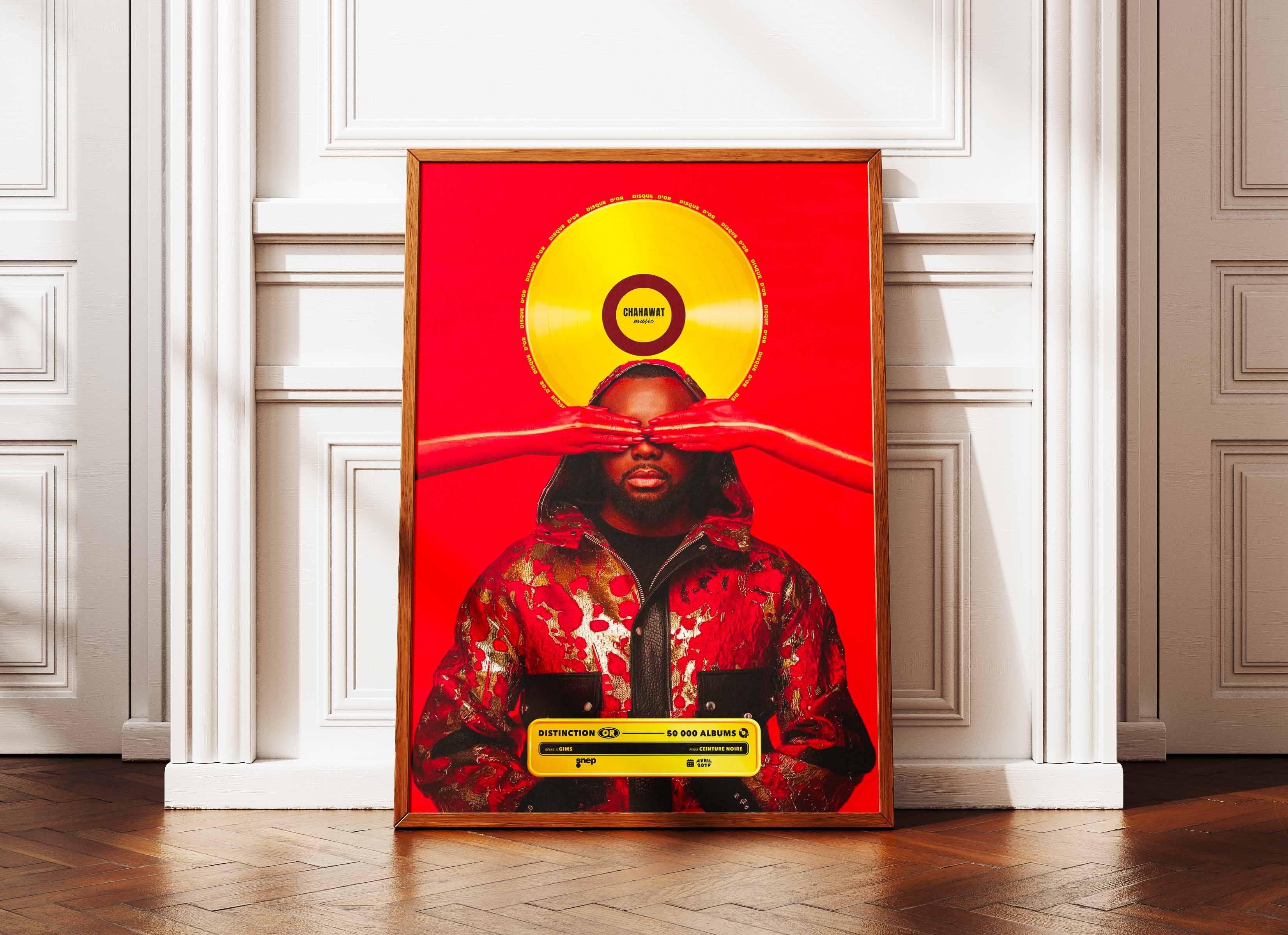 Disque D'or Ceinture Noire Gims - Backyard