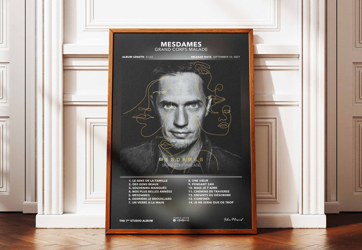 Poster Mesdames Grand Corps Malade