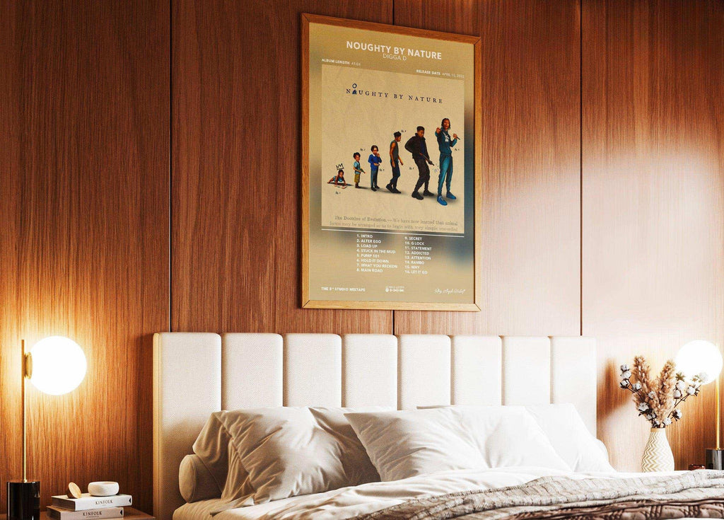 Poster Noughty By Nature Digga D - Backyard