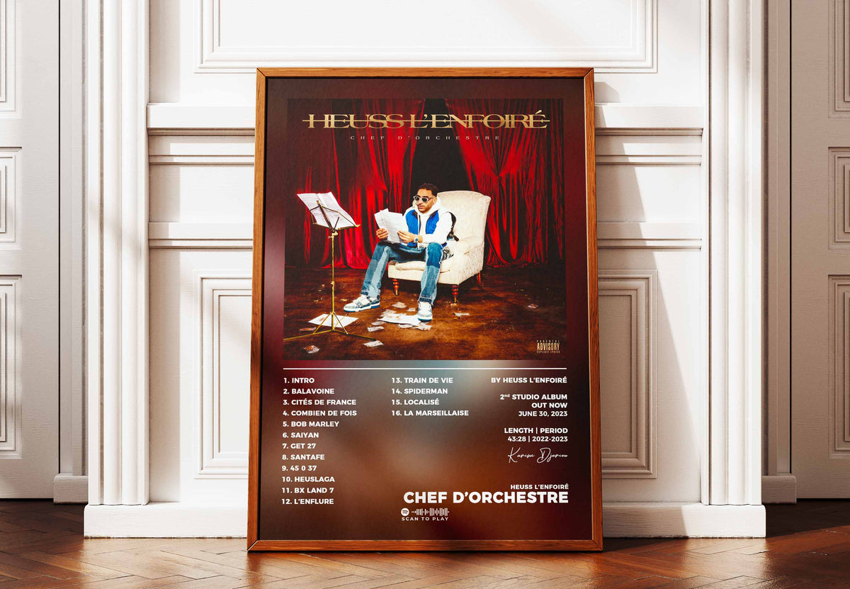 Poster Chef D'Orchestre Heuss L'Enfoiré