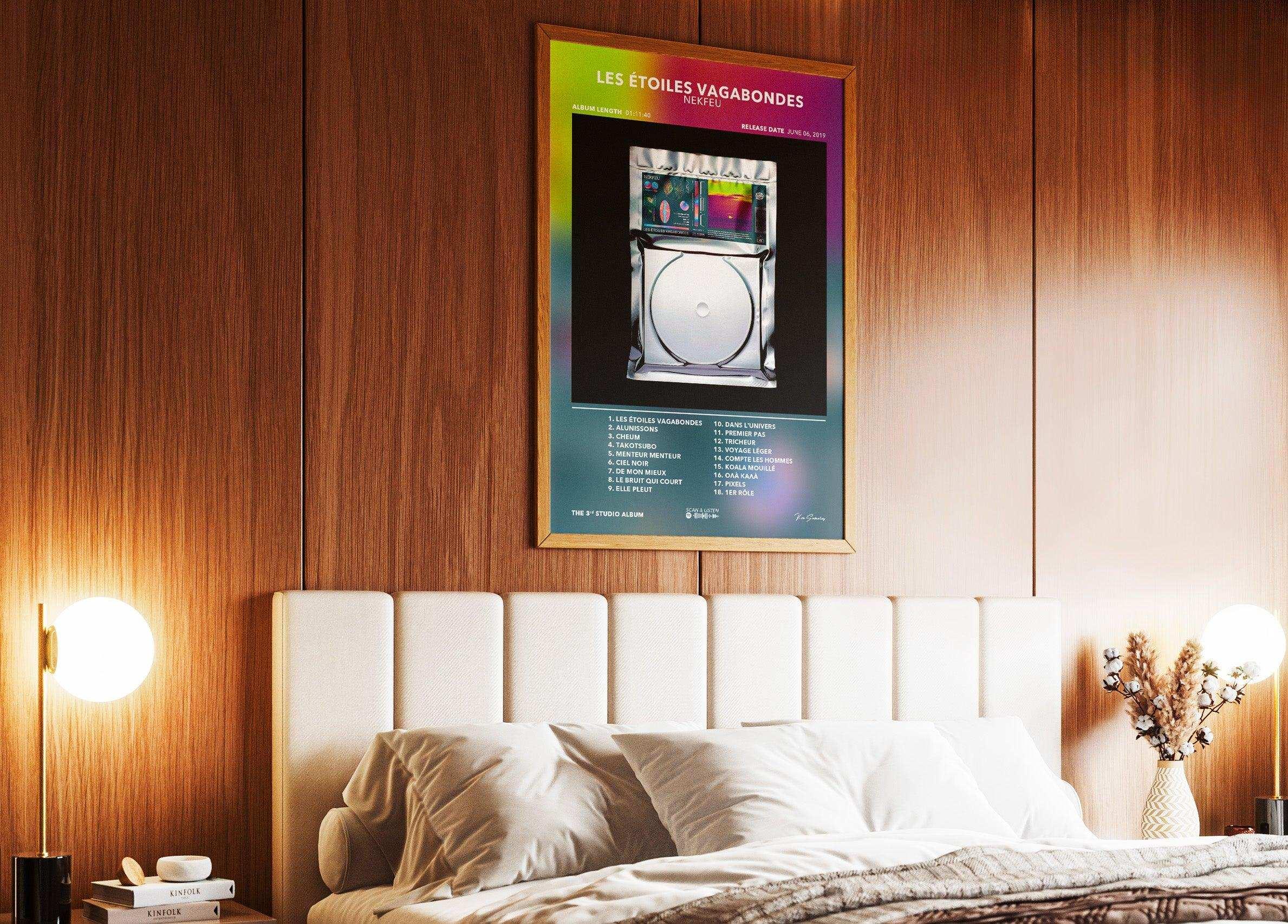 Poster Les Étoiles Vagabondes Nekfeu - Backyard