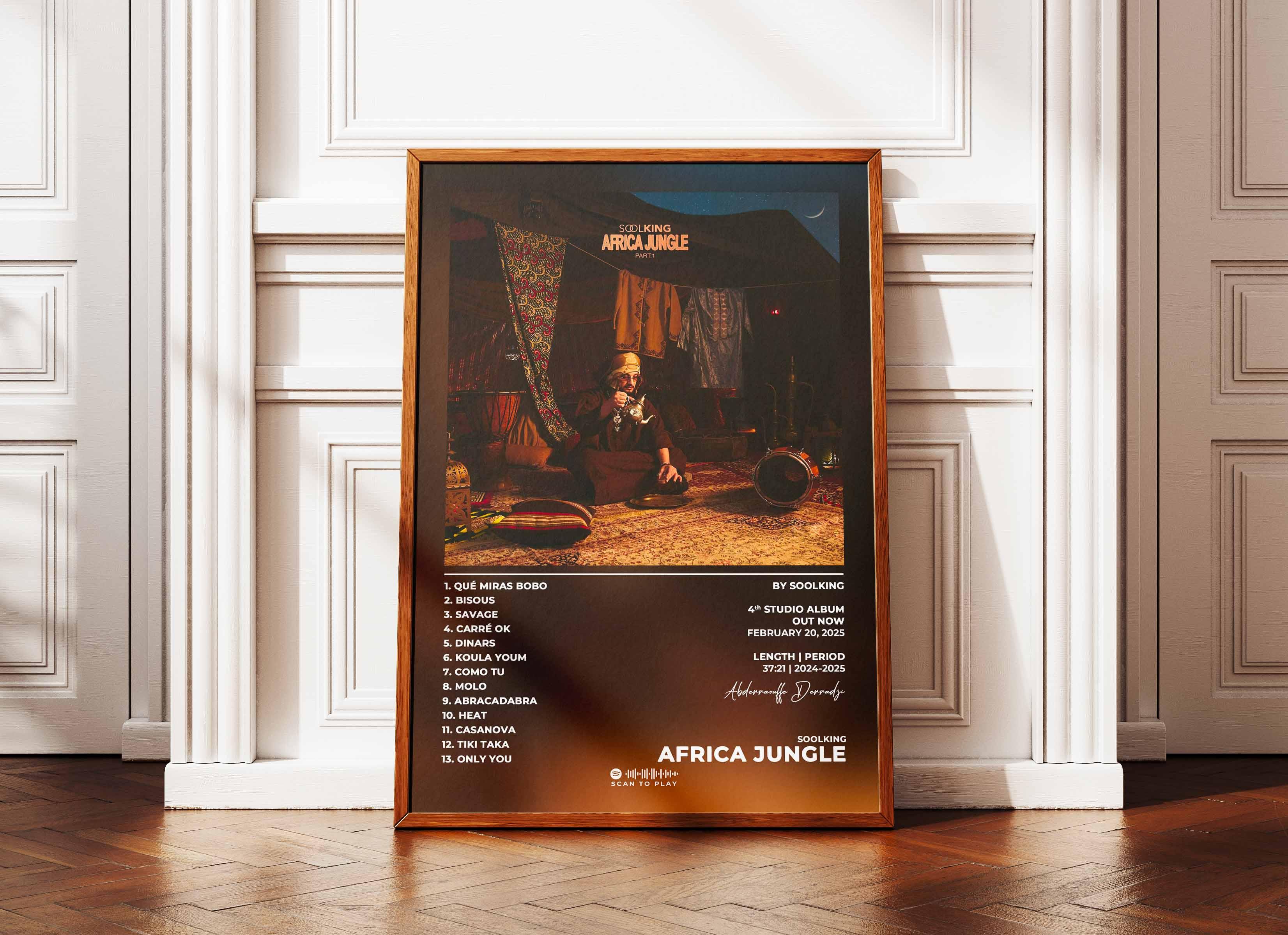 Africa Jungle Soolking Poster - Backyard